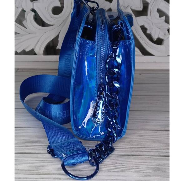 Steven Madden Blue Blima Crossbody Purse - New - Picture 6 of 10